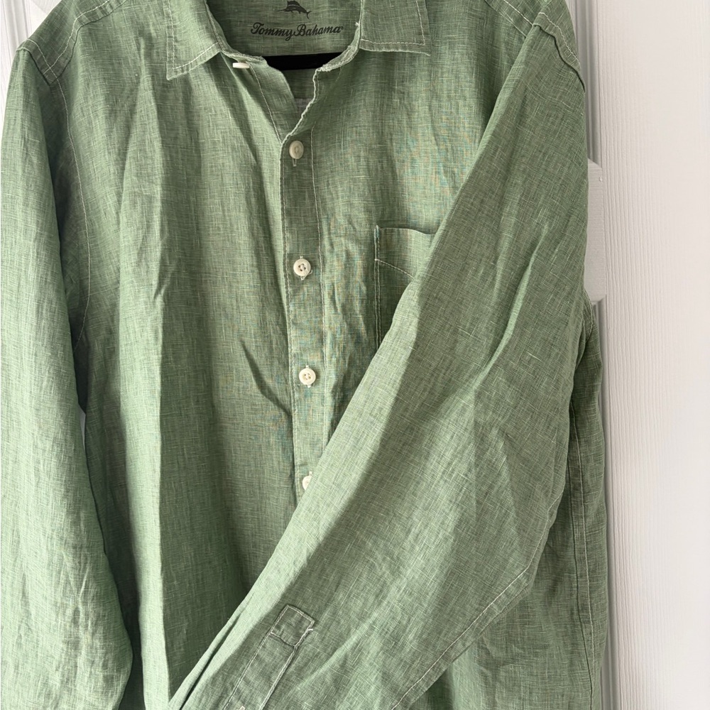 Tommy Bahama Sage Green Casual Shirt